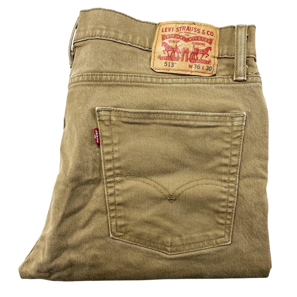 Levi's Men's Straight Jeans Khaki/Tan
